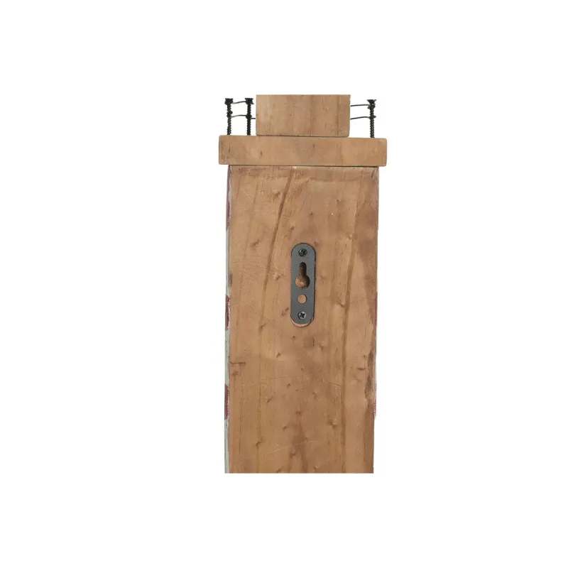 Wall mounted coat hanger Home ESPRIT Blue Red Recycled Wood 12 X 10 X 75 CM (2 Units)