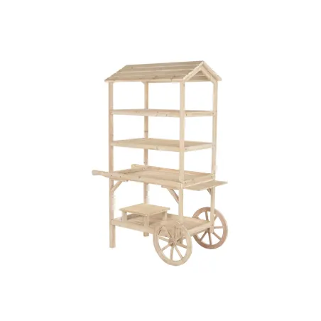 Garden Cart Home ESPRIT Natural Fir wood MDF Wood 115 X 68 X 168 CM