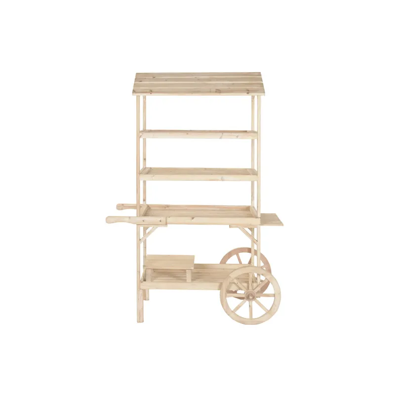 Garden Cart Home ESPRIT Natural Fir wood MDF Wood 115 X 68 X 168 CM