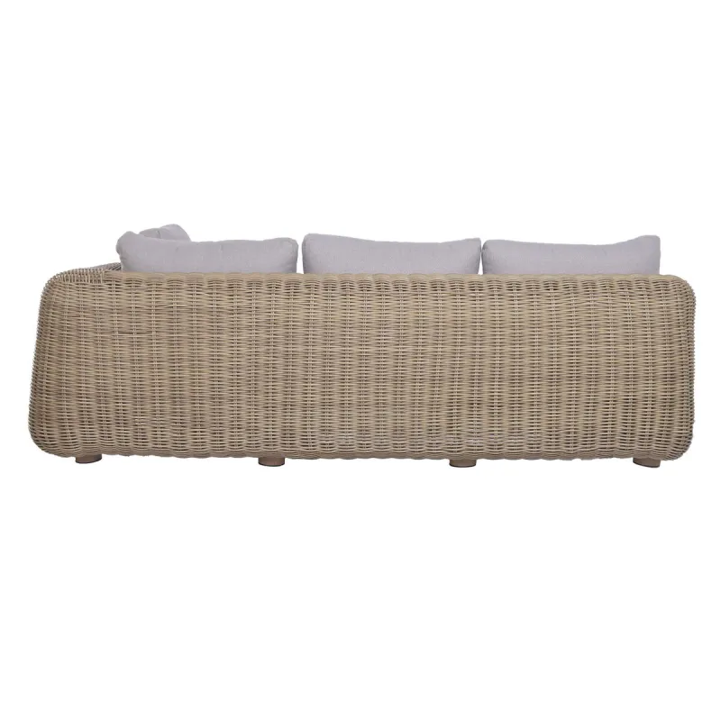 Garden sofa Home ESPRIT Brown Grey 243 X 259 X 69 CM