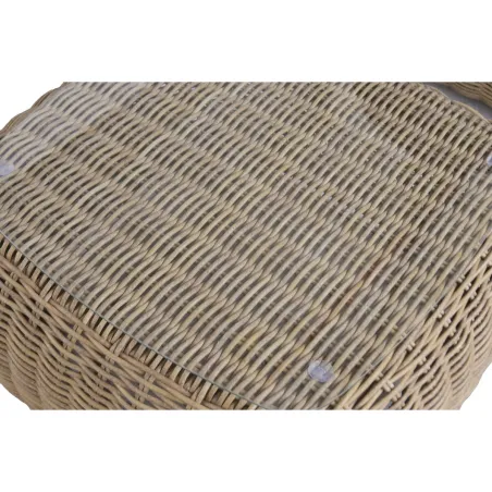 Garden sofa Home ESPRIT Brown Grey 243 X 259 X 69 CM