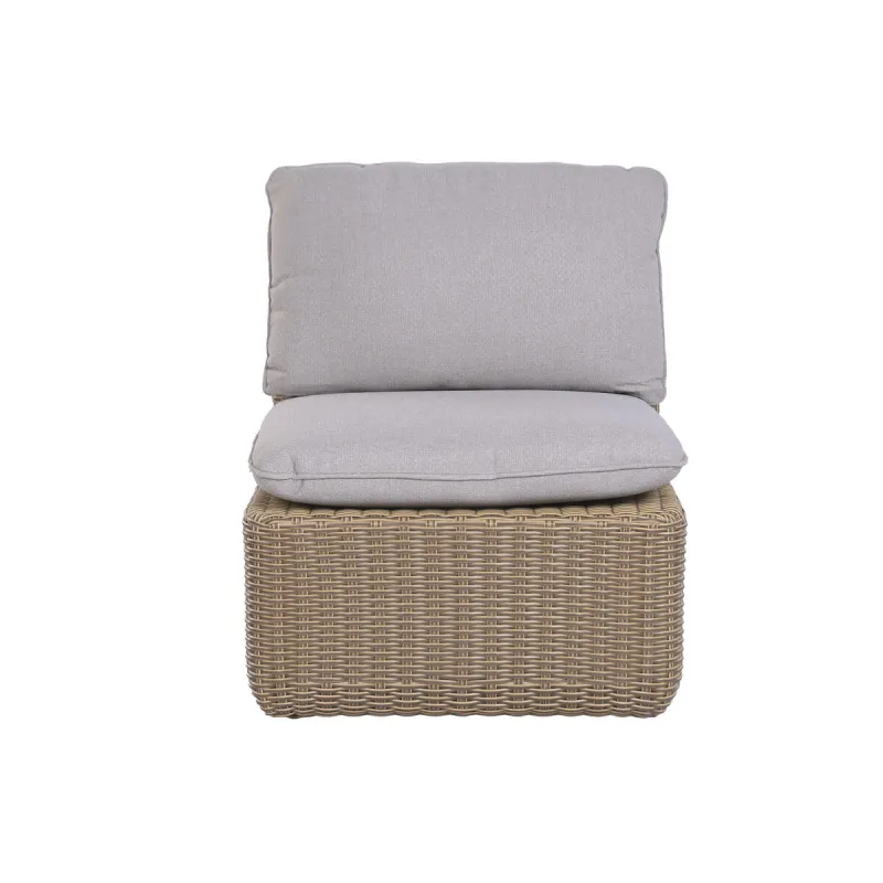 Garden sofa Home ESPRIT Brown Light brown 215 X 90 X 75 CM