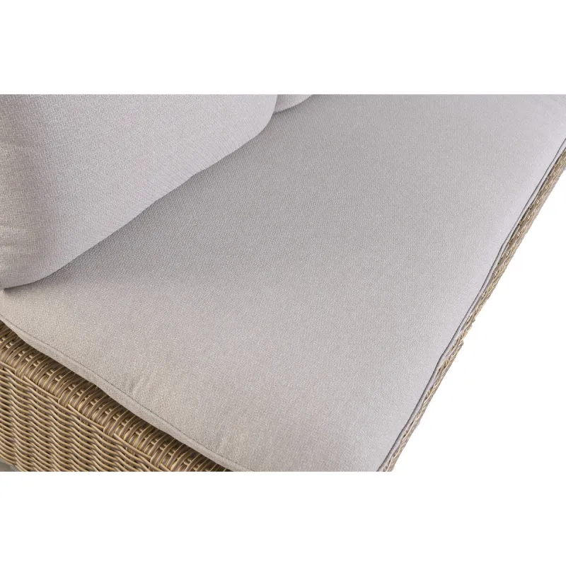 Garden sofa Home ESPRIT Brown Light brown 215 X 90 X 75 CM
