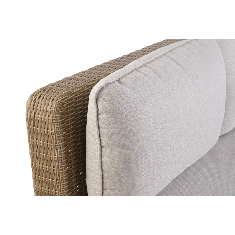 Garden sofa Home ESPRIT Brown Light brown 215 X 90 X 75 CM