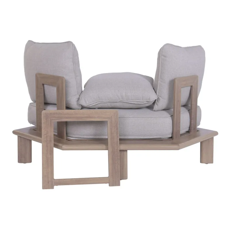 Garden sofa Home ESPRIT Brown 290 X 290 X 68 CM