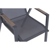 Table set with 6 chairs Home ESPRIT Brown Dark grey 150 X 90 X 73 CM
