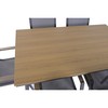 Table set with 6 chairs Home ESPRIT Brown Dark grey 150 X 90 X 73 CM