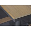 Table set with 6 chairs Home ESPRIT Brown Dark grey 150 X 90 X 73 CM