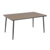 Table set with 6 chairs Home ESPRIT Brown Dark grey 150 X 90 X 73 CM