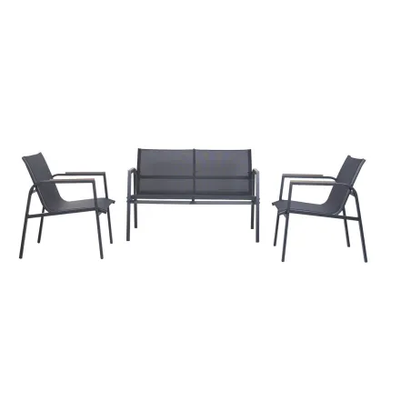 Garden sofa Home ESPRIT Black Dark grey 119 X 70 X 64 CM