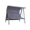 Bench Home ESPRIT Brown Dark grey Steel Polywood 215 X 120 X 180 CM