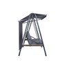 Bench Home ESPRIT Brown Dark grey Steel Polywood 215 X 120 X 180 CM
