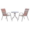 Table set with 2 chairs Home ESPRIT Green Multicolour 60 x 60 x 70 cm