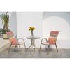 Table set with 2 chairs Home ESPRIT Green Multicolour 60 x 60 x 70 cm