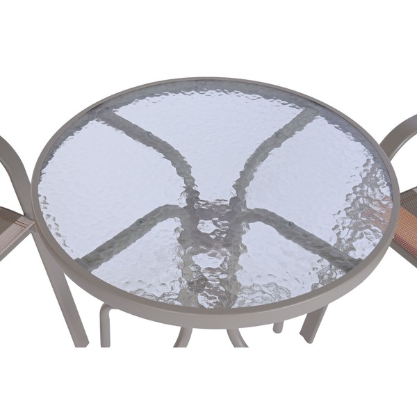 Table set with 2 chairs Home ESPRIT Green Multicolour 60 x 60 x 70 cm
