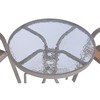 Table set with 2 chairs Home ESPRIT Green Multicolour 60 x 60 x 70 cm