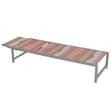 Sun-lounger Home ESPRIT Green Multicolour 195 X 61 X 85 CM