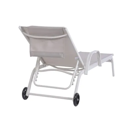Sun-lounger Home ESPRIT Cream 199 X 63 X 101 CM