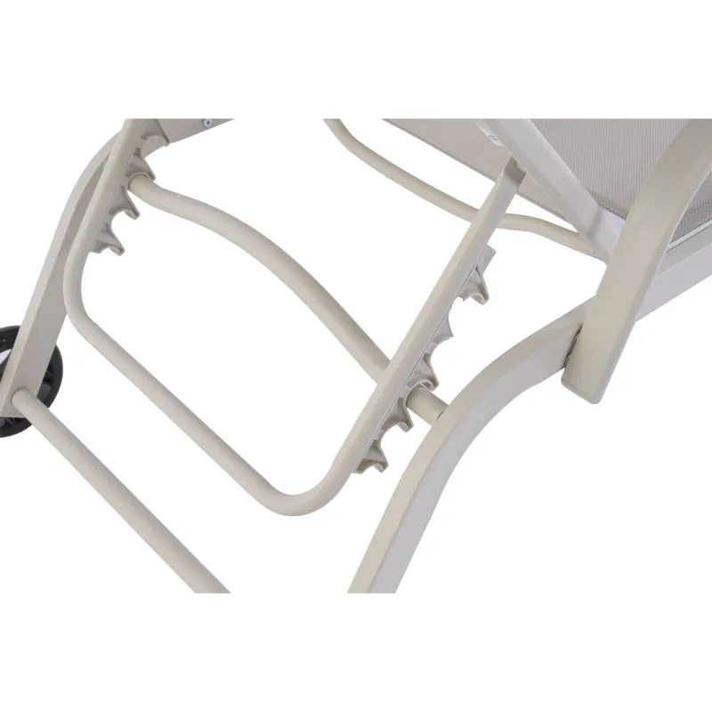 Sun-lounger Home ESPRIT Cream 199 X 63 X 101 CM