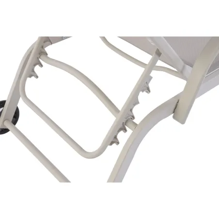 Sun-lounger Home ESPRIT Cream 199 X 63 X 101 CM
