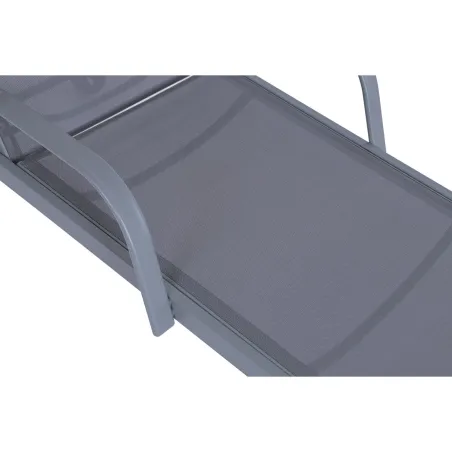 Sun-lounger Home ESPRIT Light grey 199 X 63 X 101 CM