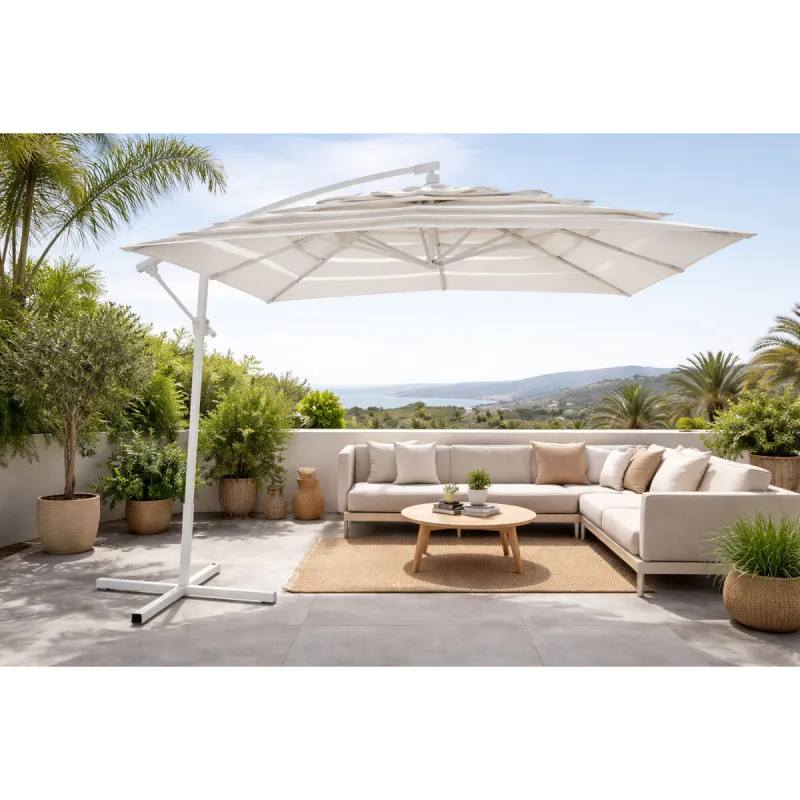 Umbrella Home ESPRIT White 250 X 250 X 250 CM