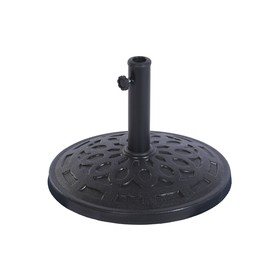 Base for beach umbrella Home ESPRIT Black 50 x 50 x 34 cm