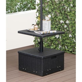 Base for beach umbrella Home ESPRIT Black 53 X 53 X 30 CM