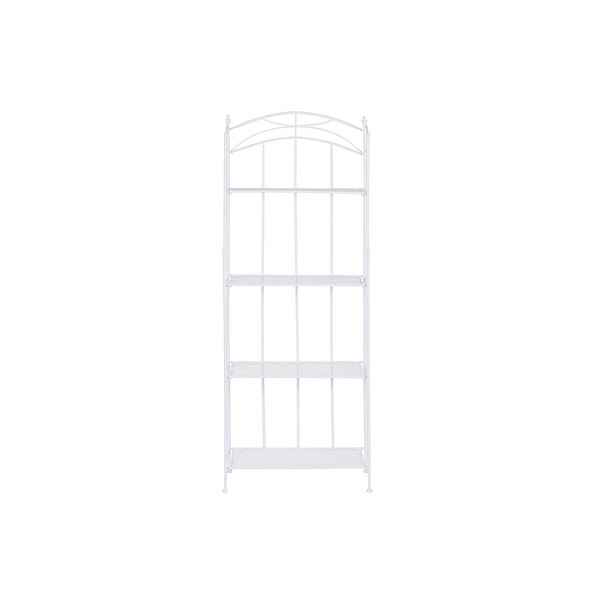 Shelves Home ESPRIT White Iron 4 Shelves 58 X 28 X 160 CM