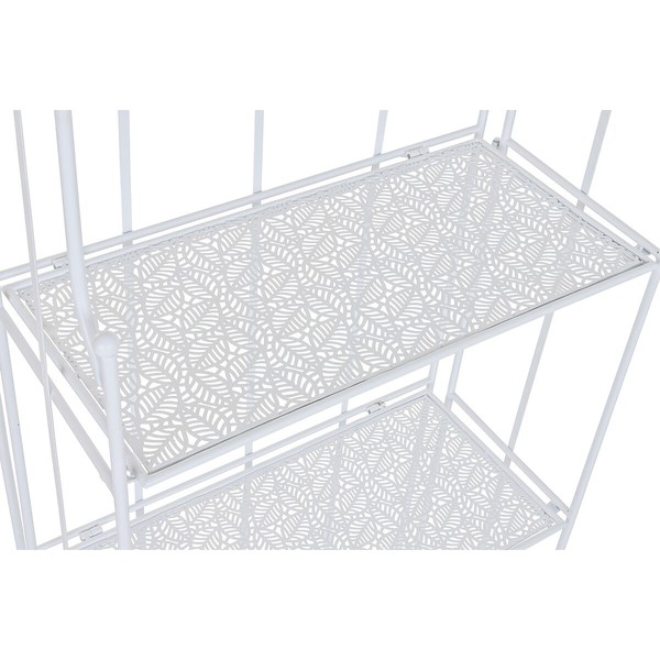 Shelves Home ESPRIT White Iron 4 Shelves 58 X 28 X 160 CM