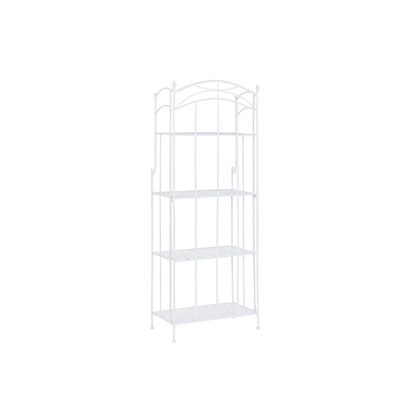 Shelves Home ESPRIT White Iron 4 Shelves 58 X 28 X 160 CM