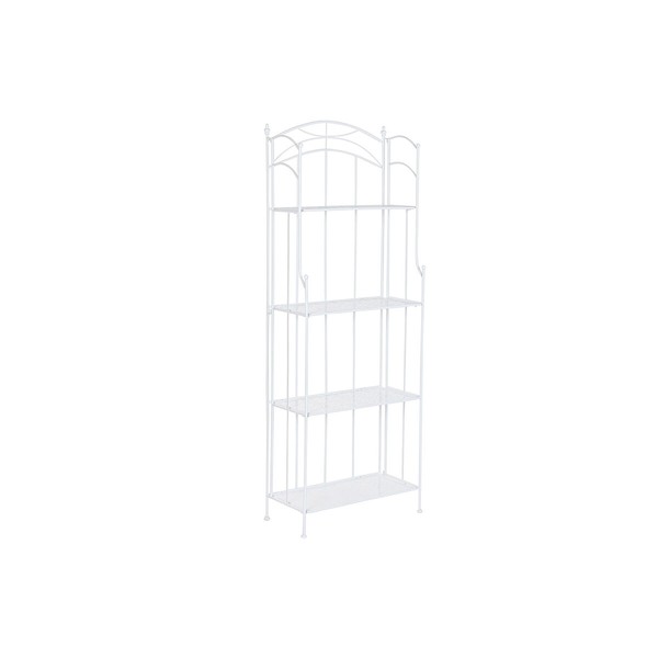 Shelves Home ESPRIT White Iron 4 Shelves 58 X 28 X 160 CM