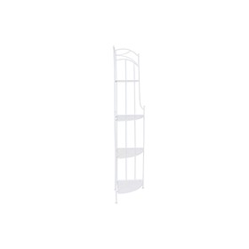 Shelves Home ESPRIT White Iron 4 Shelves 32 x 32 x 160 cm