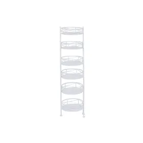 Planter Home ESPRIT White Iron 23 x 23 x 102 cm