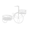 Planter Home ESPRIT White Iron 60 X 26 X 40 CM