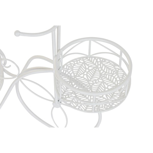 Planter Home ESPRIT White Iron 60 X 26 X 40 CM