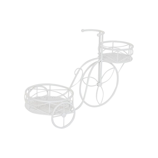 Planter Home ESPRIT White Iron 60 X 26 X 40 CM