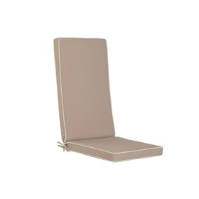 Cushion for lounger Home ESPRIT White Beige Garden 115 X 42 X 5 CM
