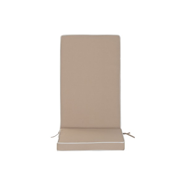 Cushion for lounger Home ESPRIT White Beige Garden 115 X 42 X 5 CM