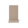 Cushion for lounger Home ESPRIT White Beige Garden 115 X 42 X 5 CM