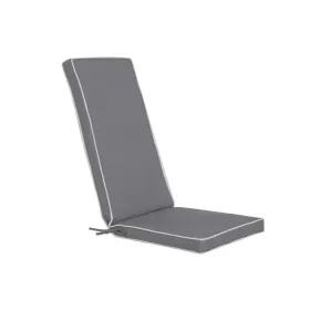 Cushion for lounger Home ESPRIT White Light grey Garden 115 X 42 X 5 CM