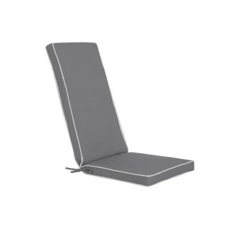 Cushion for lounger Home ESPRIT White Light grey Garden 115 X 42 X 5 CM