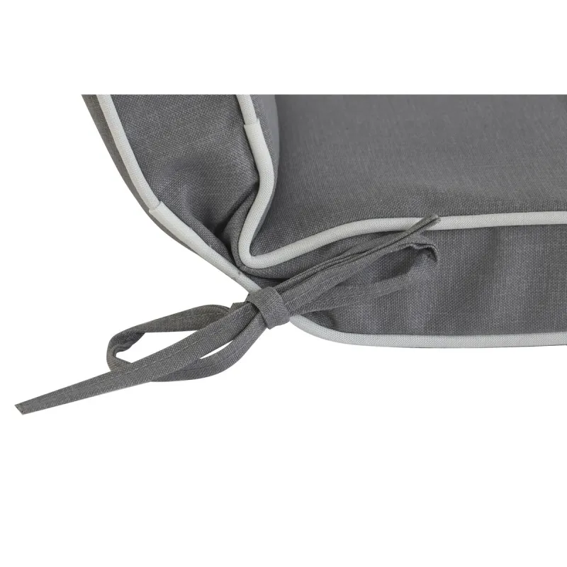 Cushion for lounger Home ESPRIT White Light grey Garden 115 X 42 X 5 CM