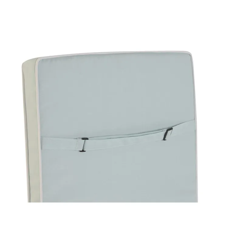 Cushion for lounger Home ESPRIT Blue White Garden 115 X 42 X 5 CM