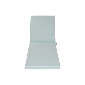 Cushion for lounger Home ESPRIT Blue White Garden 190 x 60 x 5 cm