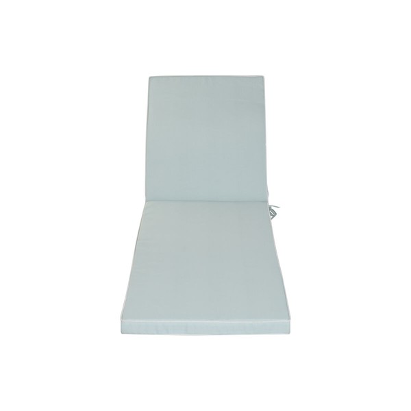 Cushion for lounger Home ESPRIT Blue White Garden 190 x 60 x 5 cm