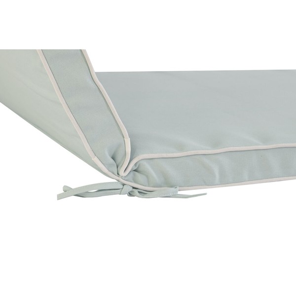 Cushion for lounger Home ESPRIT Blue White Garden 190 x 60 x 5 cm