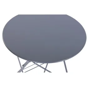 Table set with 2 chairs Home ESPRIT Grey 60 x 60 x 71 cm