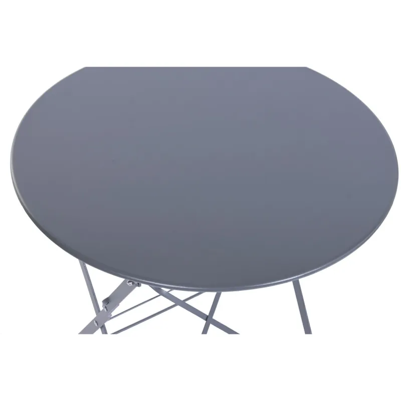 Table set with 2 chairs Home ESPRIT Grey 60 x 60 x 71 cm