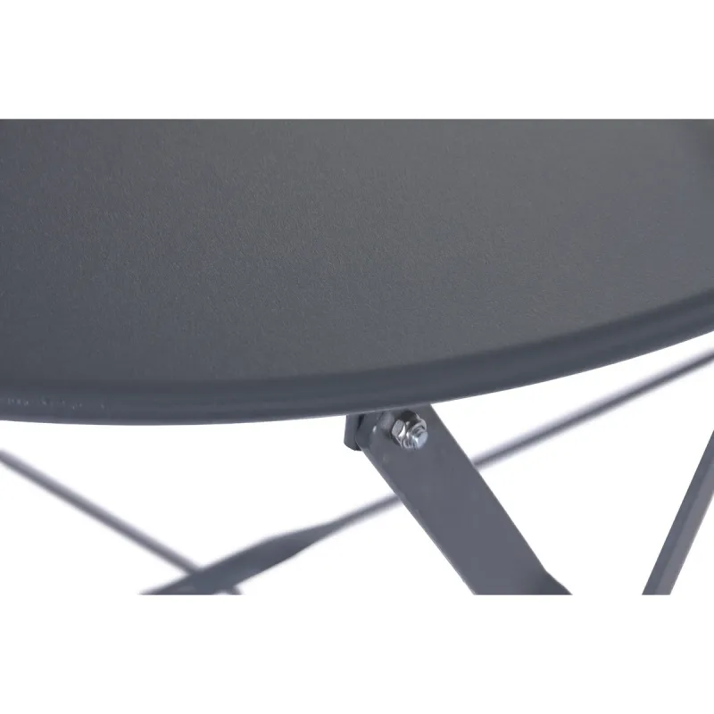 Table set with 2 chairs Home ESPRIT Grey 60 x 60 x 71 cm